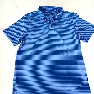 Vineyard Vines Blue Polo Shirt with Classic Style
